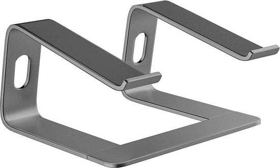 Laptopstandaard bureau – Aluminium laptopverhoger – Opvouwbaar statief – Geschikt voor MacBook Air/Pro – Grijs LB-562-Notebookstandaard-Ilumina Benelux