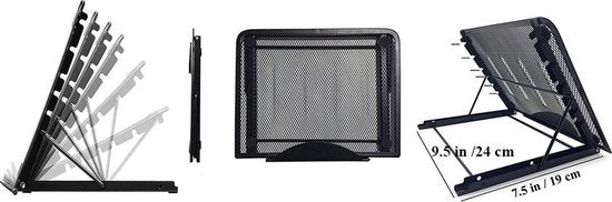 Laptopstandaard bureau – Verstelbaar – Geschikt voor laptop & tablet – Antislip – Roze-Notebookstandaard-Ilumina Benelux