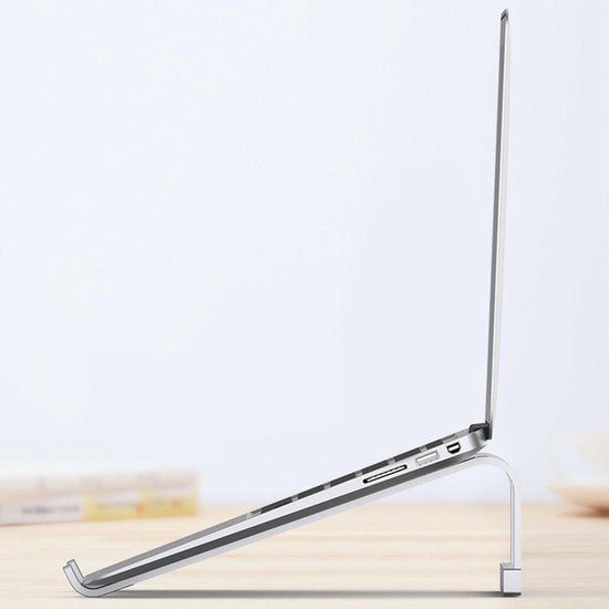 Laptopstandaard bureau – Verstelbare notebook houder – Ergonomische desktop ondersteuning – 10-17 inch – Zwart-Notebookstandaard-Ilumina Benelux