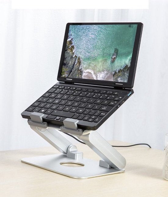 Laptopstandaard met koeler – Verstelbaar – Ventilator koeling – Geschikt voor laptop/tablet tot 15 inch – Zwart-Laptopkoelers-Ilumina Benelux