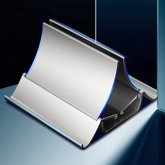 Laptopstandaard – Ruimtebesparende Desktop Organizer – Opberg houder bureau & tafel – Geschikt voor iPad/MacBook/Laptop/Tablet/Telefoon – Zwart