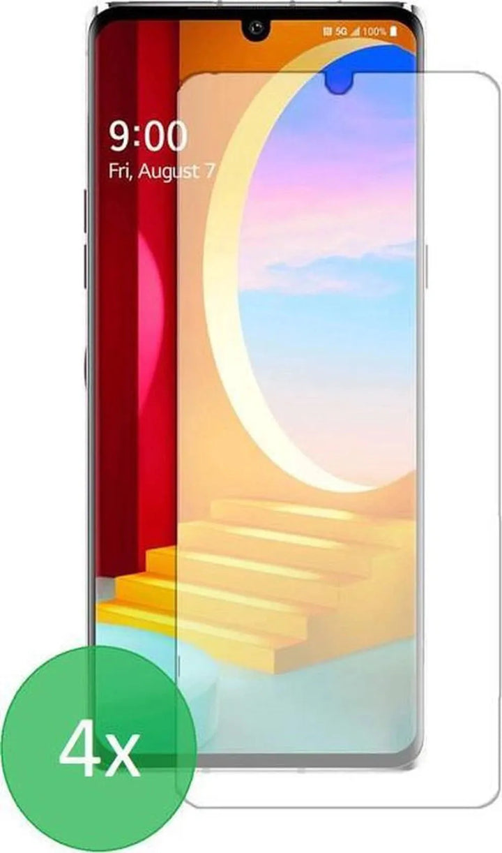 LG Velvet Screenprotector Gehard 9H – Anti-kras – 4-Pack-Ilumina Benelux