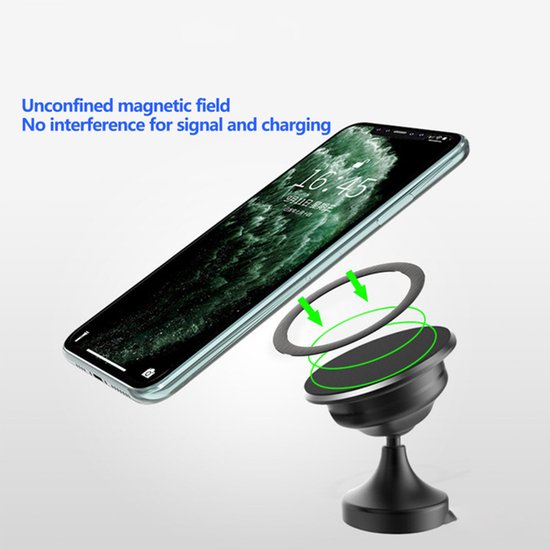 Magneet plaatjes set – Geschikt voor draadloze opladers & telefoonhouders – Metalen ring sticker – 10 stuks – Zilver-Telefoonsticker-Ilumina Benelux