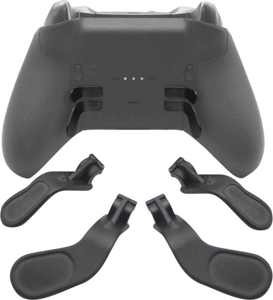 Metalen Paddles Set – Geschikt voor Xbox One Elite Controller Series 2 – RVS Scuff Back Buttons – Grip Accessoire – Zilver-Ilumina Benelux