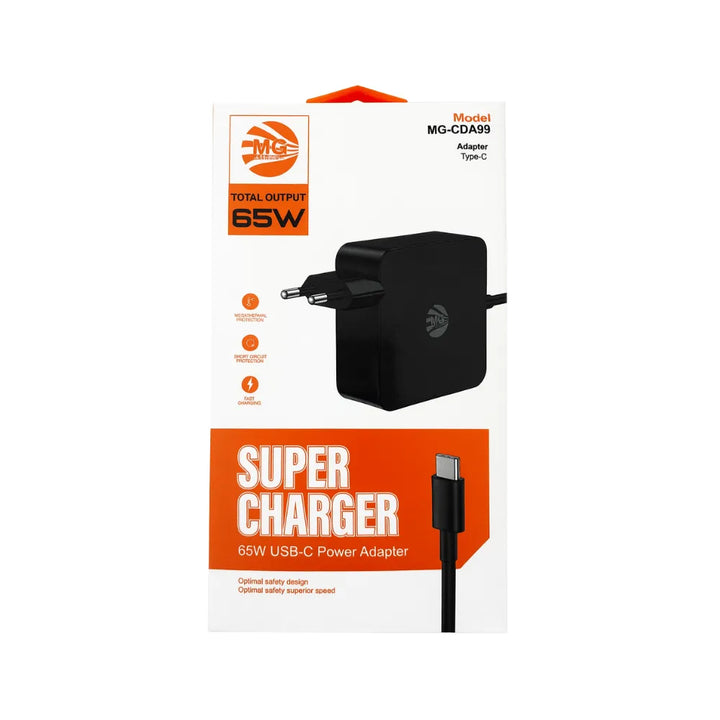 65W USB-C Oplader – Snellader voor Laptop & Tablet – USB-C Power Adapter – Zwart-Ilumina Benelux