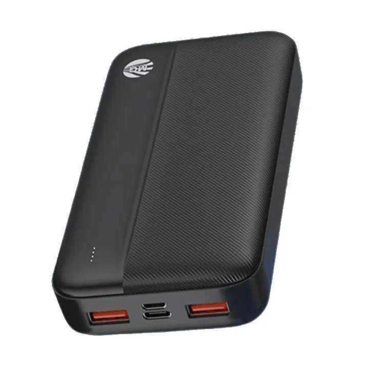 Powerbank 20000 mAh – Draagbare Externe Batterij – 2 USB Poorten – Zwart-Ilumina Benelux