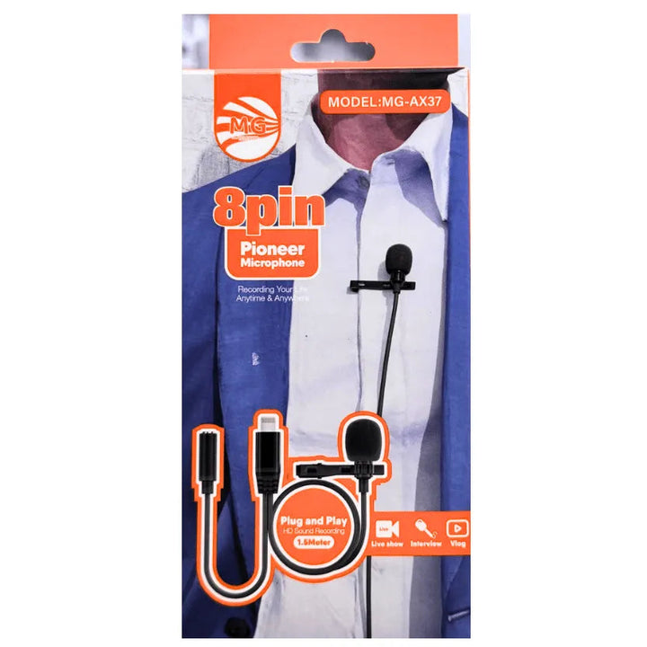 Parrot & Pioneer Lightning naar Jackplug Female Microfoon – 1,5 Meter – Geschikt voor Pioneer Autoradio & Parrot Carkit-Ilumina Benelux
