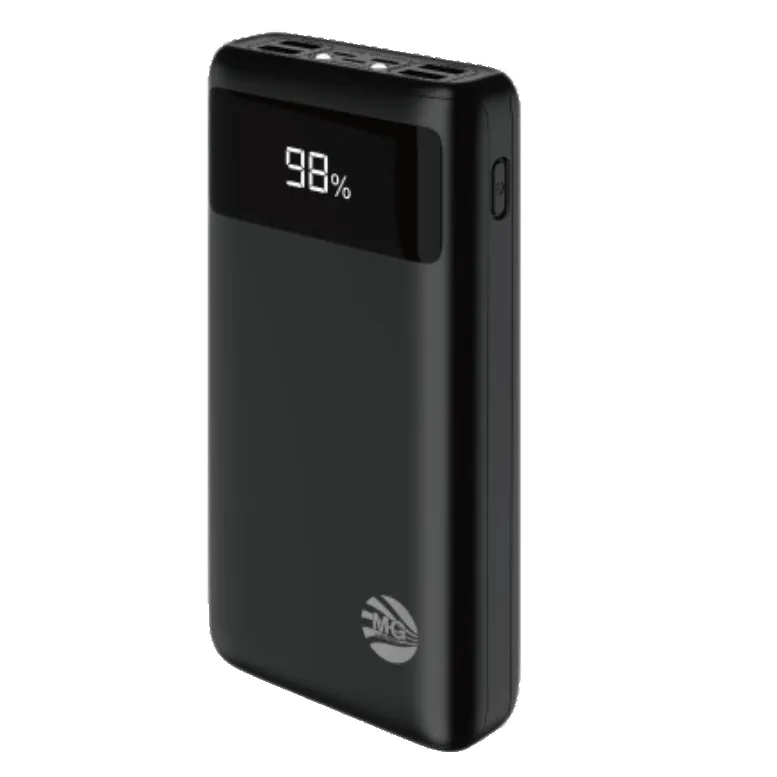 Powerbank 30000 mAh – Snellader – 4 USB Uitgangen – LED Display – Zwart-Ilumina Benelux