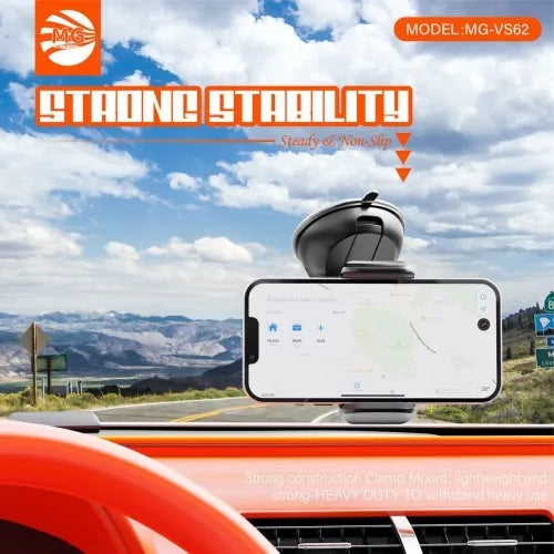 Maxclip Mount Holder – Auto Telefoonhouder Dashboard & Voorruit – Zwart-Ilumina Benelux