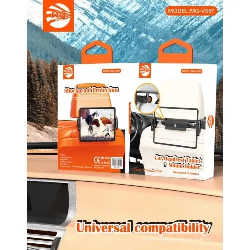 Auto Tablet Houder voor Hoofdsteun – Universeel – Geschikt tot 11 Inch – Zwart-Ilumina Benelux