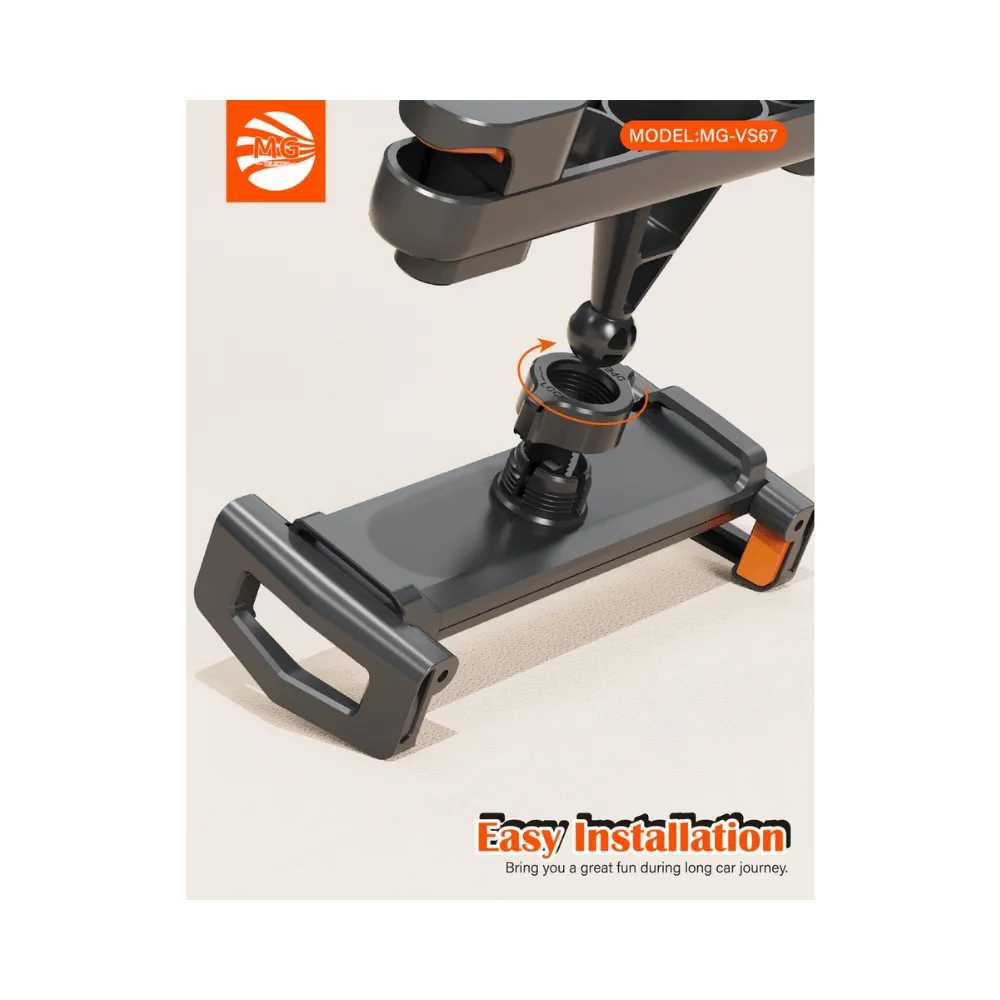 Auto Tablet Houder voor Hoofdsteun – Universeel – Geschikt tot 11 Inch – Zwart-Ilumina Benelux