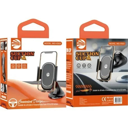 Auto Telefoonhouder – Dashboard & Voorruit – Zuignap – Zwart-Ilumina Benelux
