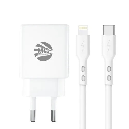 Snellader met Kabel – 20W Power Delivery – USB-C Poort – USB-C naar Lightning Kabel 1 Meter – Wit-Ilumina Benelux