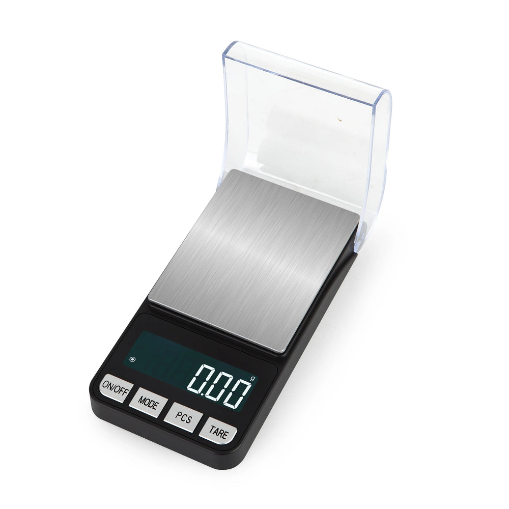 Digitale Precisie Weegschaal 500g x 0,01g – Sieradenweegschaal – Keukenweegschaal – LCD Display met Achtergrondverlichting – Zwart-Ilumina Benelux