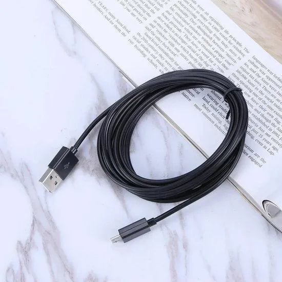 Micro USB kabel opladen & data – USB-A naar Micro USB – 1 meter – Geschikt voor apparaten met Micro USB – Zwart-USB-Kabels-Ilumina Benelux