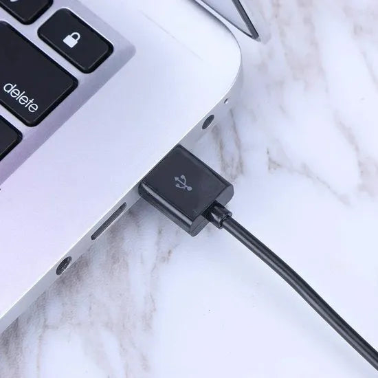 Micro USB kabel opladen – USB-A naar Micro USB – 2 meter – Geschikt voor apparaten met Micro USB – Zwart-USB-Kabels-Ilumina Benelux