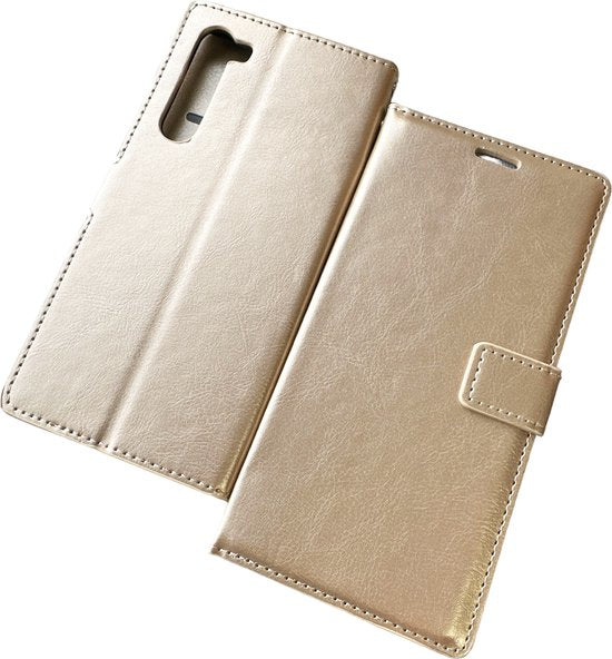 Motorola Edge Hoesjes – Bookcase Portemonnee Hoes – Pasjeshouder – Magneetsluiting – Rood-Ilumina Benelux
