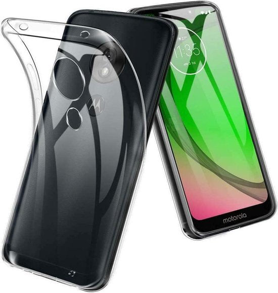 Motorola Moto G7 Play Hoesjes – Siliconen Backcover – Transparant – Soft TPU – Beschermend-Ilumina Benelux