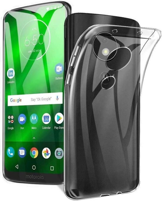 Motorola Moto G7 Power Hoesjes – Siliconen Backcover – Soft TPU – Transparant-Ilumina Benelux