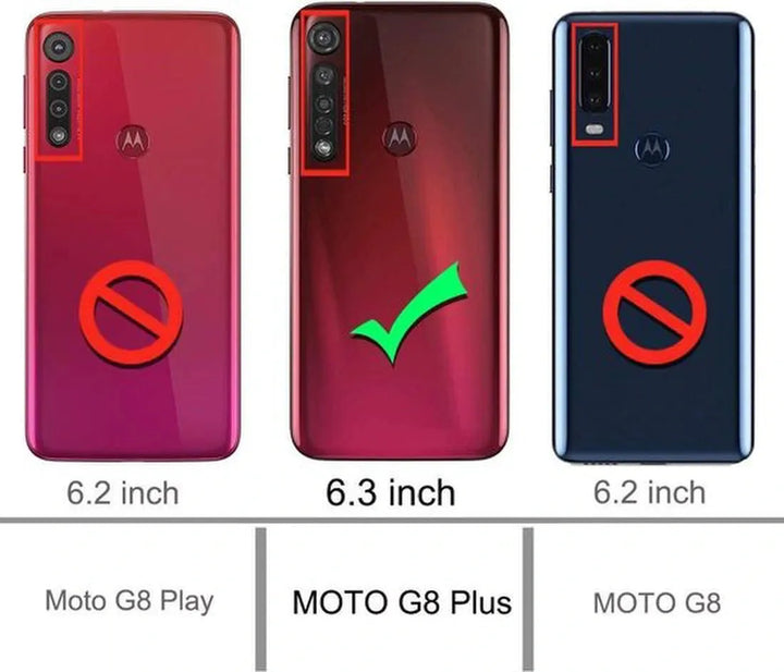 Motorola Moto G8 Plus Hoesjes – Siliconen Backcover – Schokbestendig Anti-Shock – Transparant-Ilumina Benelux