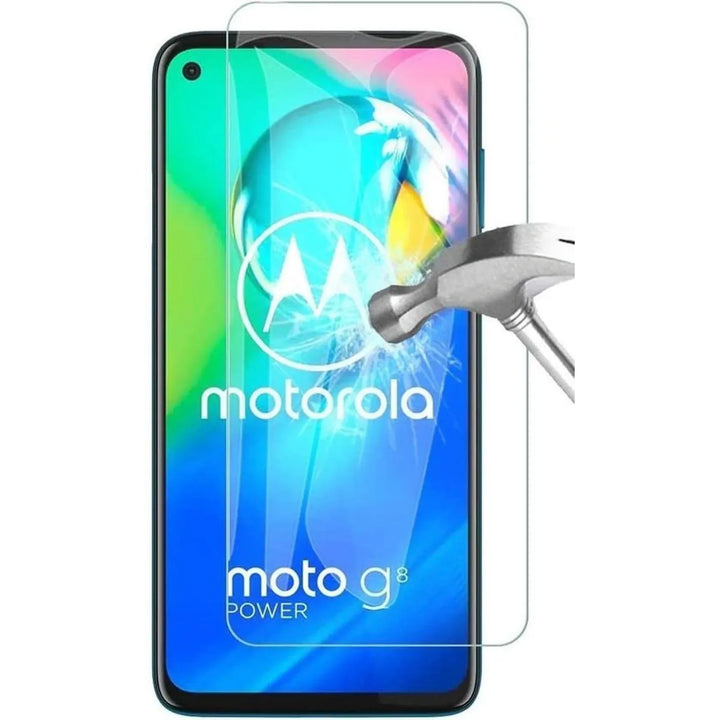 Motorola Moto G8 Power Screenprotector Glas Gehard 9H-Ilumina Benelux