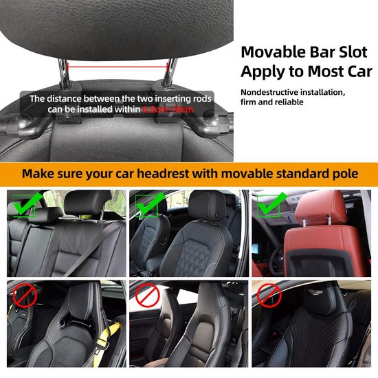 Nekkussen auto – Hoofdsteun kussen – Ergonomische neksteun – Voor reizen & slapen – Zwart-Nekkussen (reizen)-Ilumina Benelux