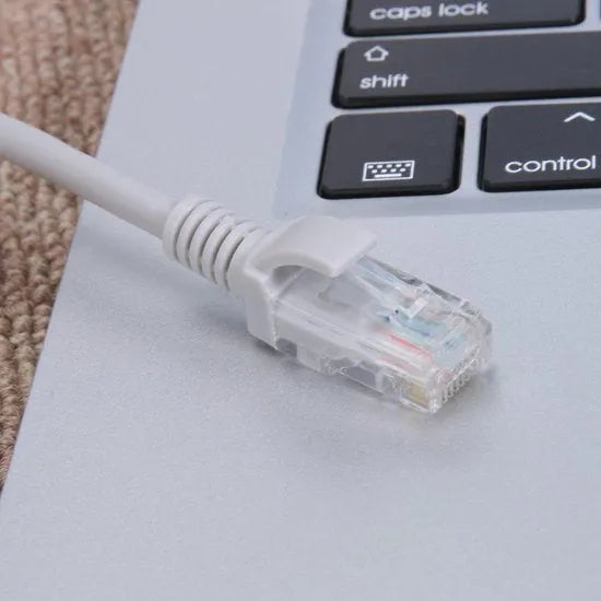Netwerkkabel streamen – CAT6 10 meter – Gigabit RJ45 LAN – UTP naar UTP – Grijs-Internetkabels-Ilumina Benelux
