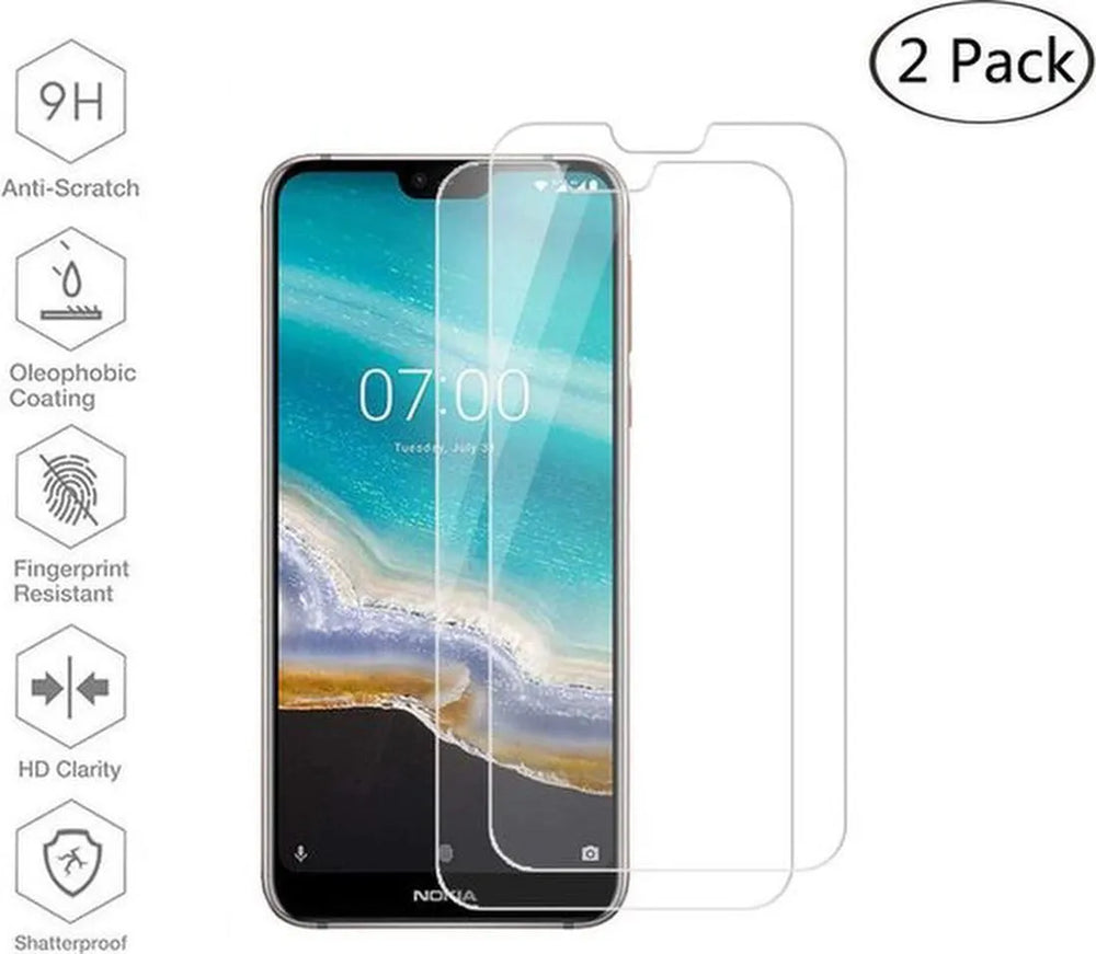 Nokia 6 2018 Screenprotector Gehard 9H – Anti Kras – Tempered Glas – 1-Pack-Ilumina Benelux