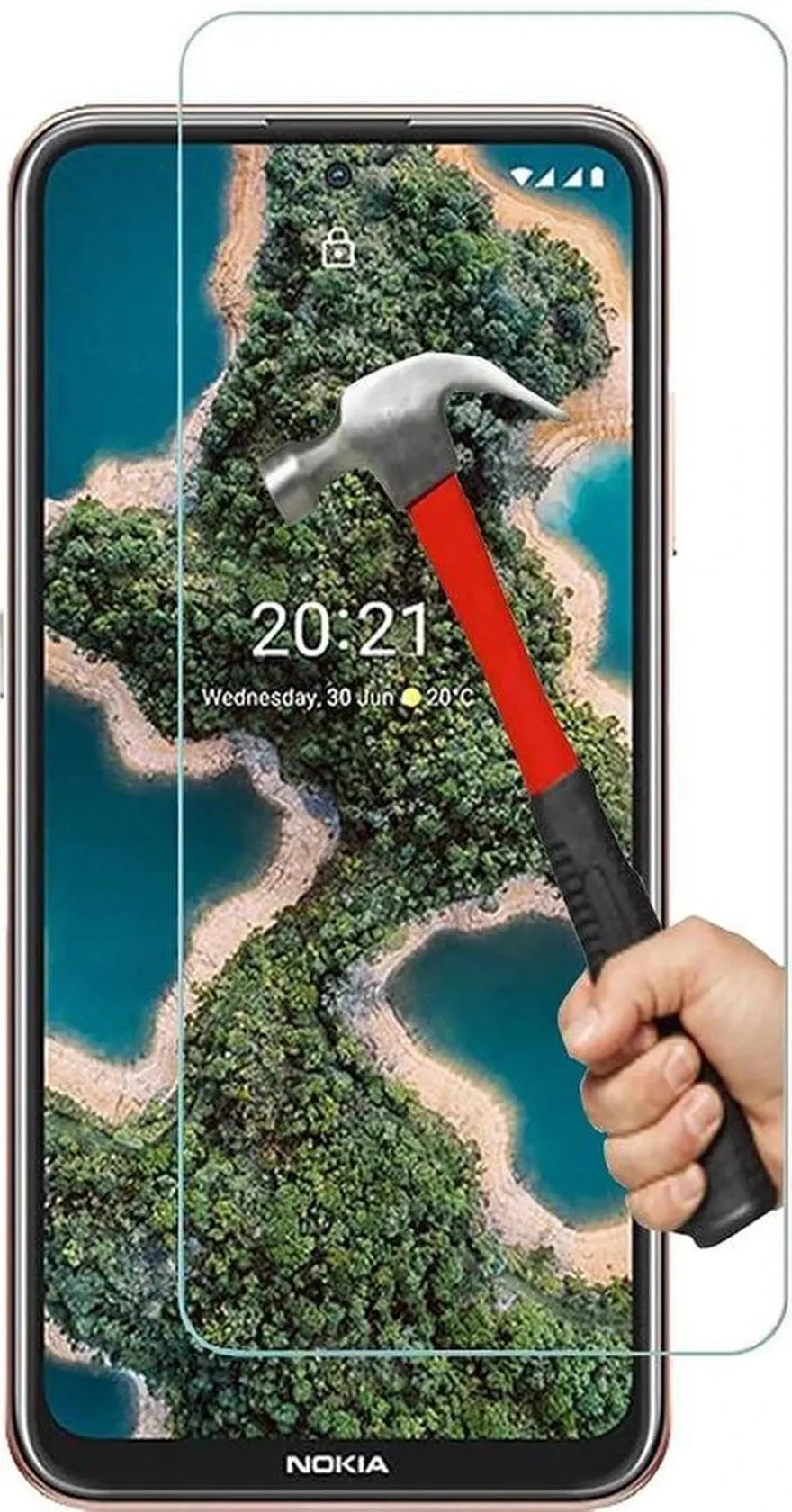Nokia X10 / X20 Screenprotector Gehard 9H – Anti-kras – 4-Pack-Ilumina Benelux