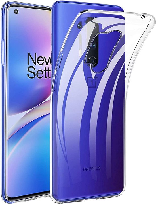 OnePlus 8 Pro Hoesjes – Siliconen Backcover – Soft Silicone – Transparant-Ilumina Benelux
