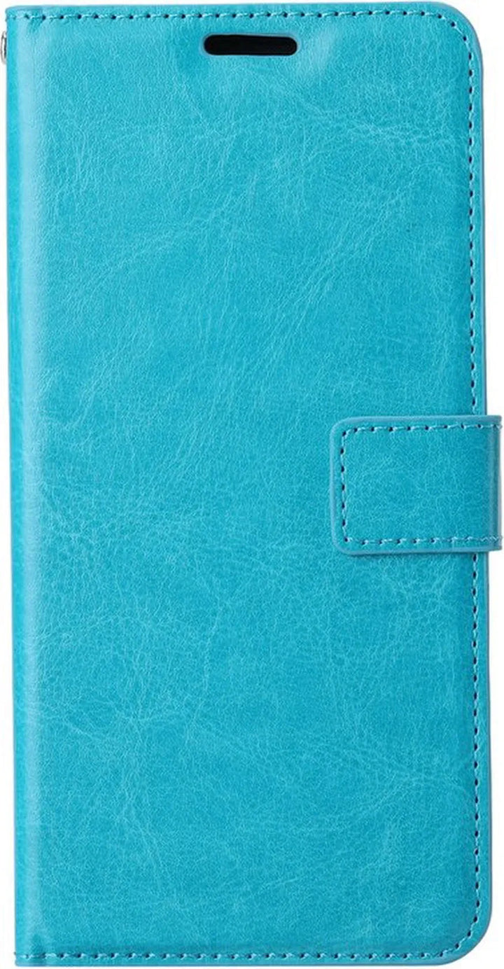 OnePlus Nord CE 5G Hoesjes – Portemonnee Hoes – Pasjeshouder – 2x Screenprotector – Turquoise-Ilumina Benelux