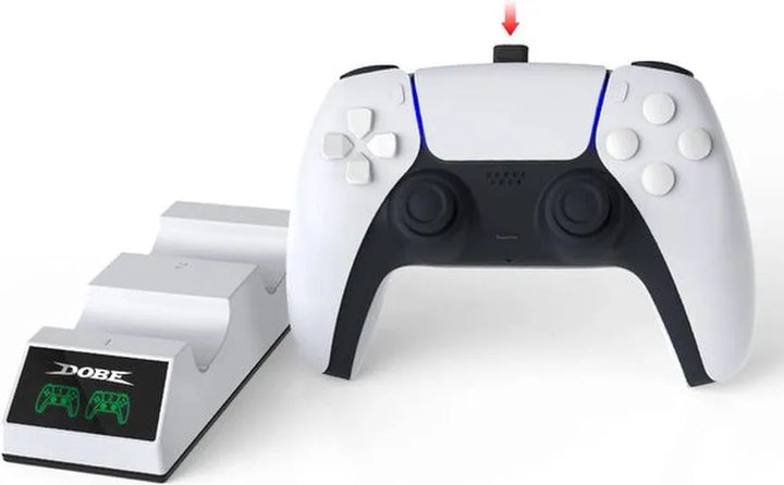 Oplaadstation – Geschikt voor Playstation 5 PS5 Controllers – Dual Controller Dock – LED Indicator-Oplaadstation controllers-Ilumina Benelux