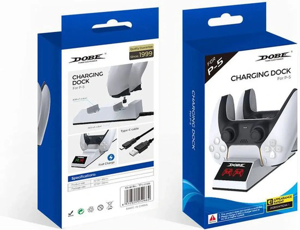Oplaadstation – Geschikt voor Playstation 5 PS5 Controllers – Dual Controller Dock – LED Indicator-Oplaadstation controllers-Ilumina Benelux