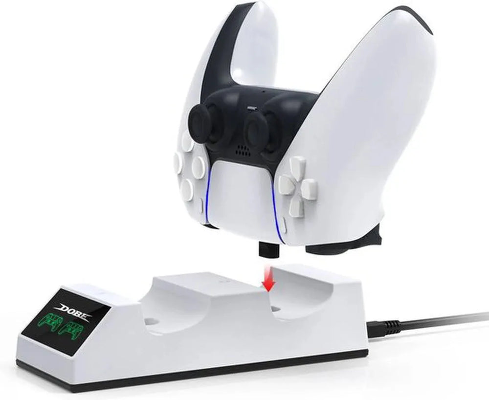 Oplaadstation – Geschikt voor Playstation 5 PS5 Controllers – Dual Controller Dock – LED Indicator-Oplaadstation controllers-Ilumina Benelux