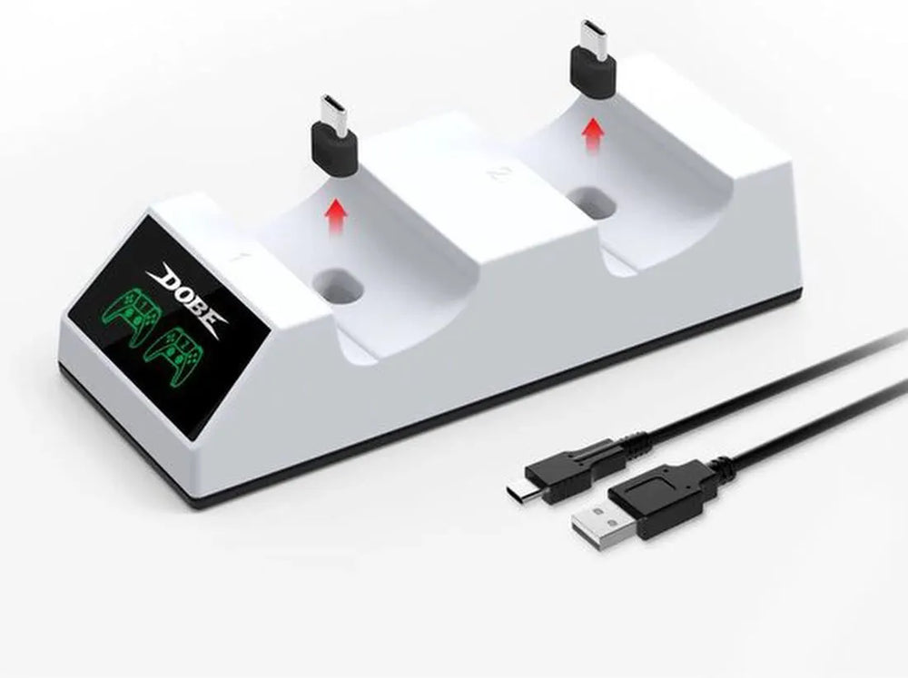 Oplaadstation – Geschikt voor Playstation 5 PS5 Controllers – Dual Controller Dock – LED Indicator-Oplaadstation controllers-Ilumina Benelux