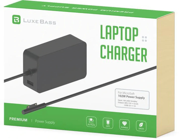 Oplader – Geschikt voor Microsoft Surface Book/Laptop/Pro/Go – 102W Power Adapter – Snelladen – Zwart-Voedingsadapter-Ilumina Benelux