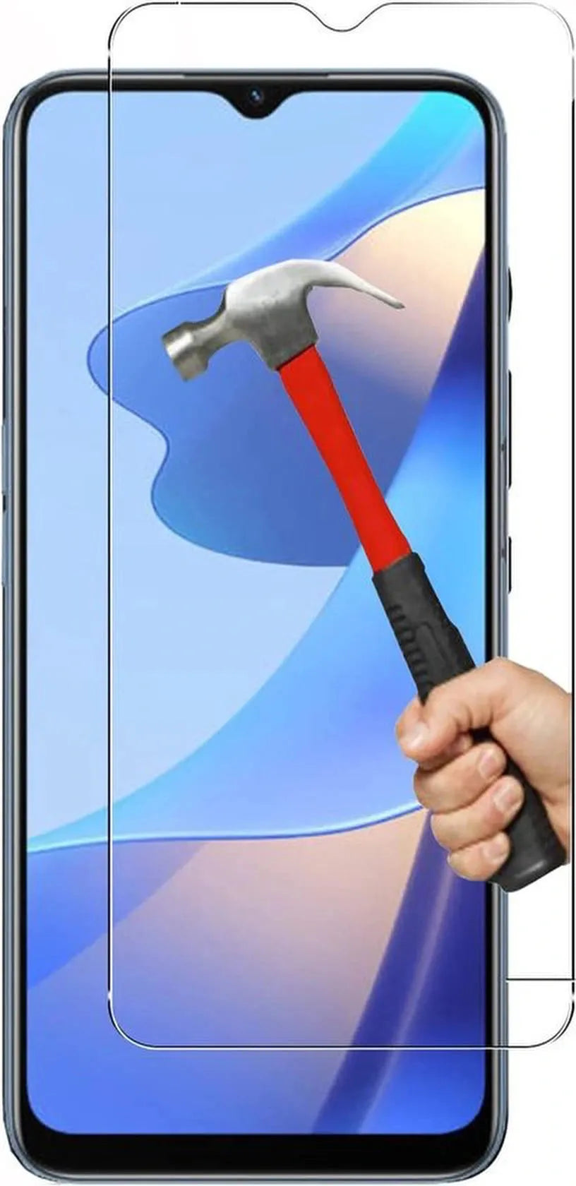 Oppo A16/A16s/A54s Screenprotector Gehard 9H – Anti-kras – 1-Pack-Ilumina Benelux