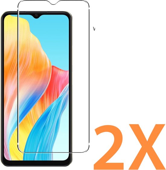 OPPO A38 – 9H Gehard Glas – Anti-kras – 2-Pack-Ilumina Benelux
