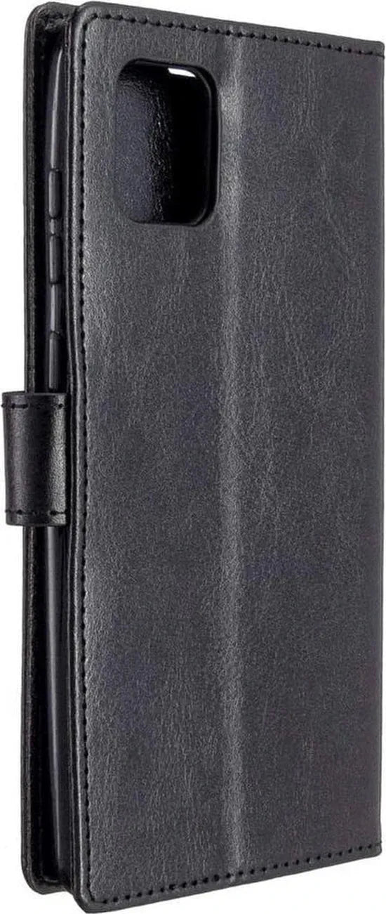 Oppo Reno 4 Pro 5G Hoesjes – Book Case – Magneetsluiting – Standfunctie – Zwart-Ilumina Benelux