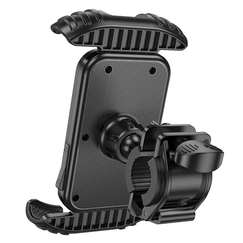 Fiets Telefoonhouder - 360° Draaibare Smartphone Houder - Universele GSM Houder voor Fiets & Step - Schokabsorberend