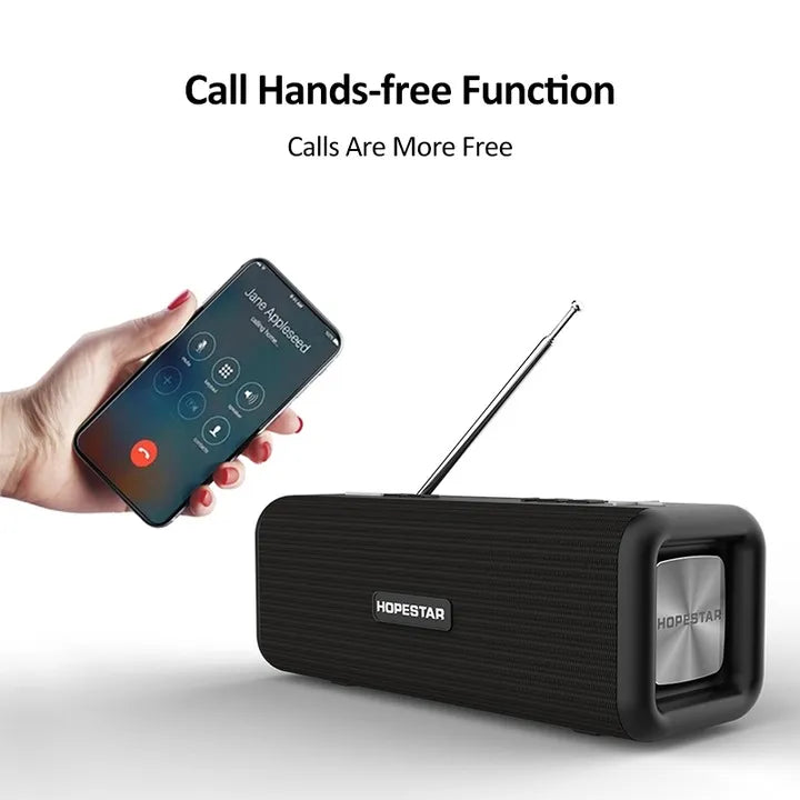 HOPESTAR A+ T9 Draagbare Bluetooth Speaker met Subwoofer – IPX7 Waterdicht – 10 Uur Speeltijd – Blauw-Ilumina Benelux