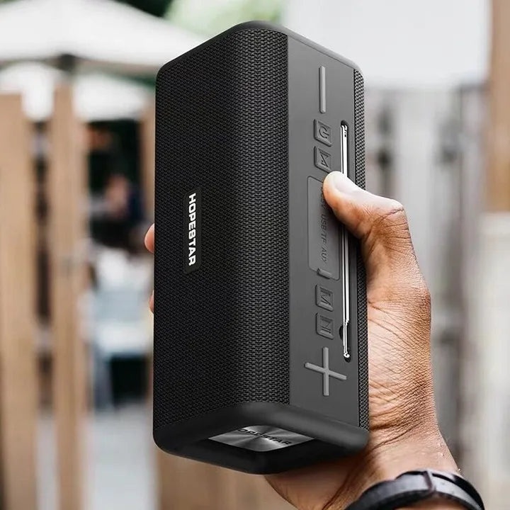HOPESTAR A+ T9 Draagbare Bluetooth Speaker met Subwoofer – IPX7 Waterdicht – 10 Uur Speeltijd – Blauw-Ilumina Benelux
