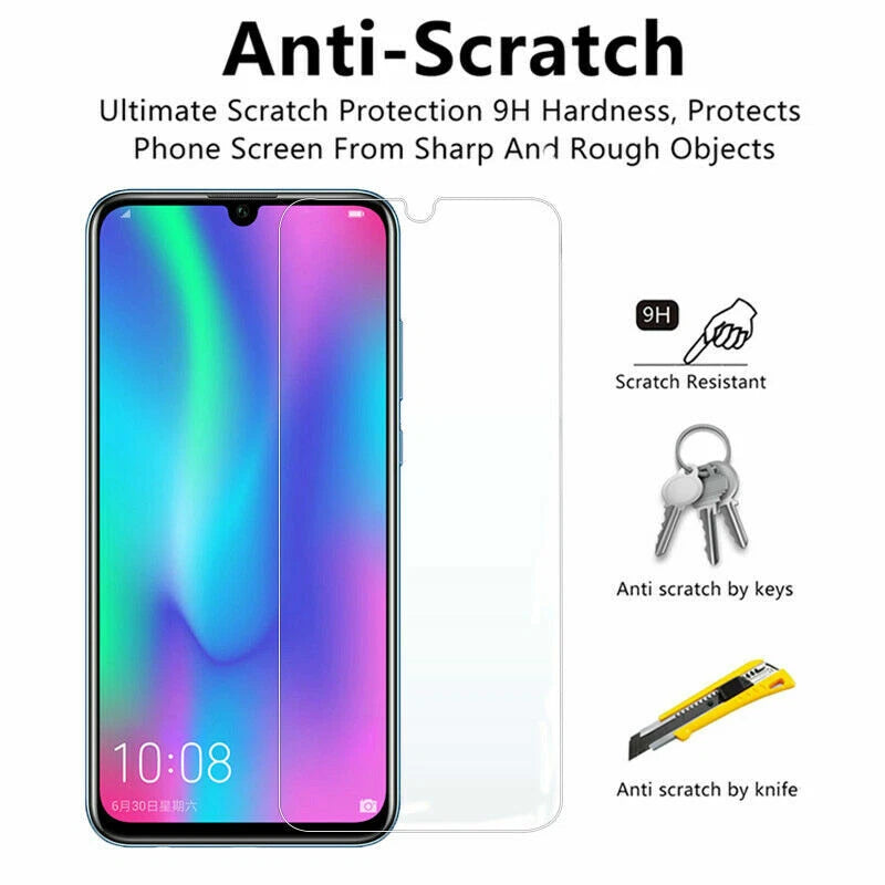 Huawei P Smart Plus 2019 Screenprotector Tempered Glas - 3x-Ilumina Benelux
