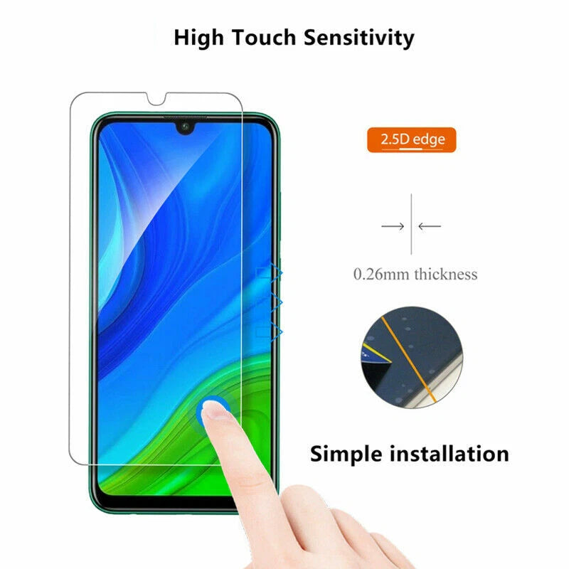 Huawei P Smart Plus 2019 Screenprotector Tempered Glas - 3x-Ilumina Benelux