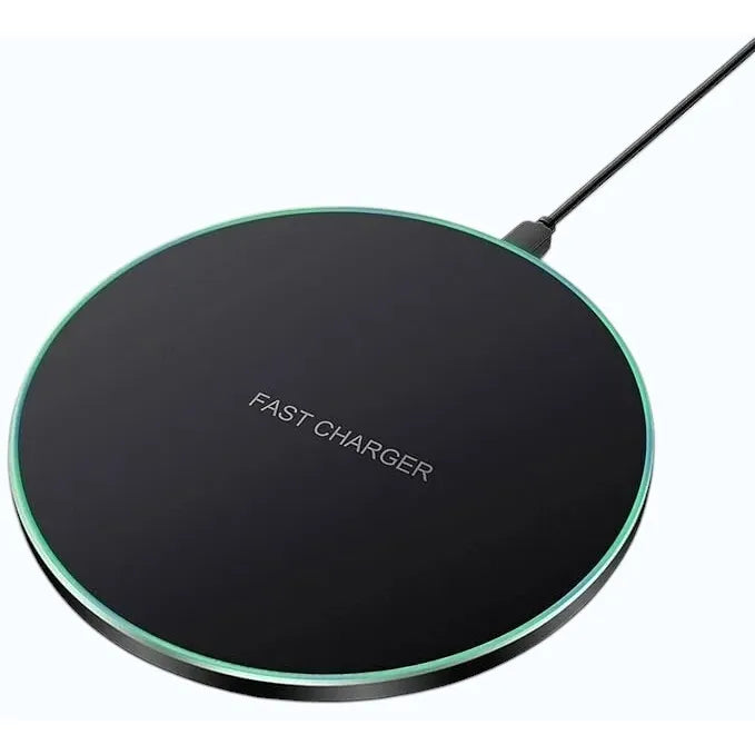 Draadloze Oplader 15W - Qi Fast Charger - Geschikt voor iPhone, Samsung en Android Smartphones - Zwart-Ilumina Benelux