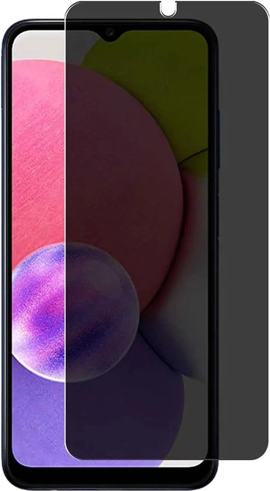 Samsung Galaxy A03s – Privacy Screenprotector – 9H Gehard Glas – 2-Pack-Ilumina Benelux