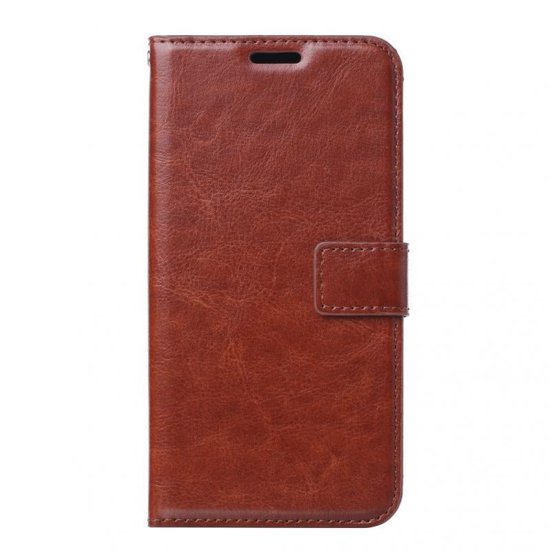 Samsung Galaxy A10 Hoesjes – Bookcase Portemonnee Hoes – Pasjeshouder – Magneetsluiting – Bruin-Ilumina Benelux