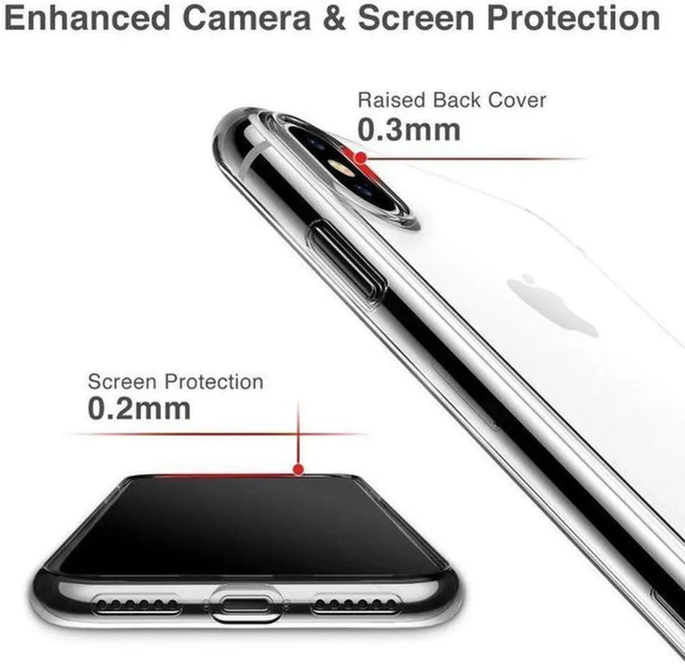 Samsung Galaxy A10 Hoesjes – Siliconen Backcover – Soft Silicone – 2-Pack – Transparant-Ilumina Benelux