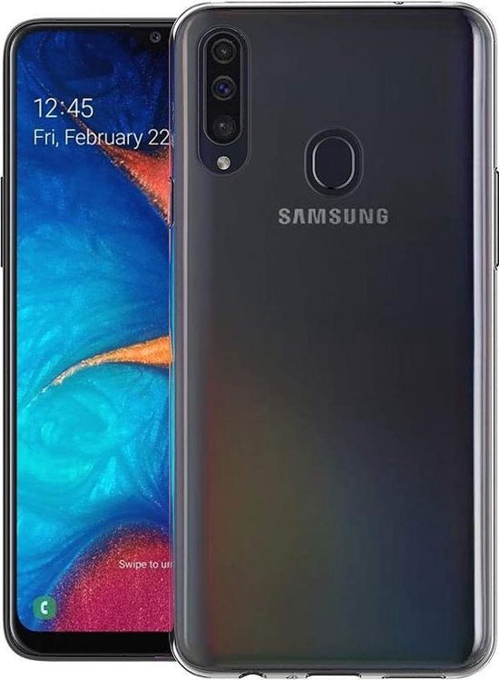 Samsung Galaxy A20S Hoesjes – Siliconen Backcover – Soft Touch – Transparant-Ilumina Benelux