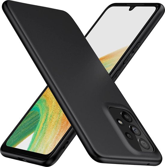 Samsung Galaxy A33 5G Hoesjes – Siliconen Backcover – Soft Touch – Inclusief Screenprotector – Zwart-Ilumina Benelux